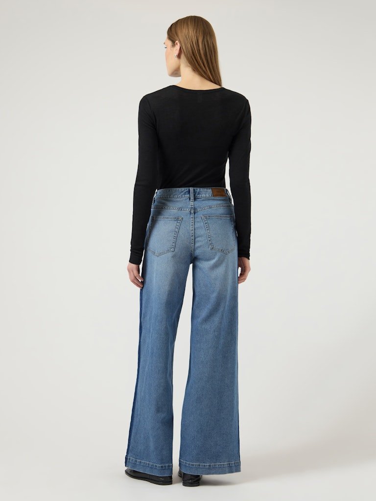 Yaspamela Hw Wide Jeans - D2D – Jeans voor dames in kleur | Meisjes