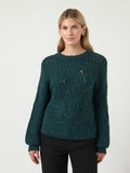Pulls - Yaszuma Ls Wool Blend Knit Pullover Noos van Y.A.S