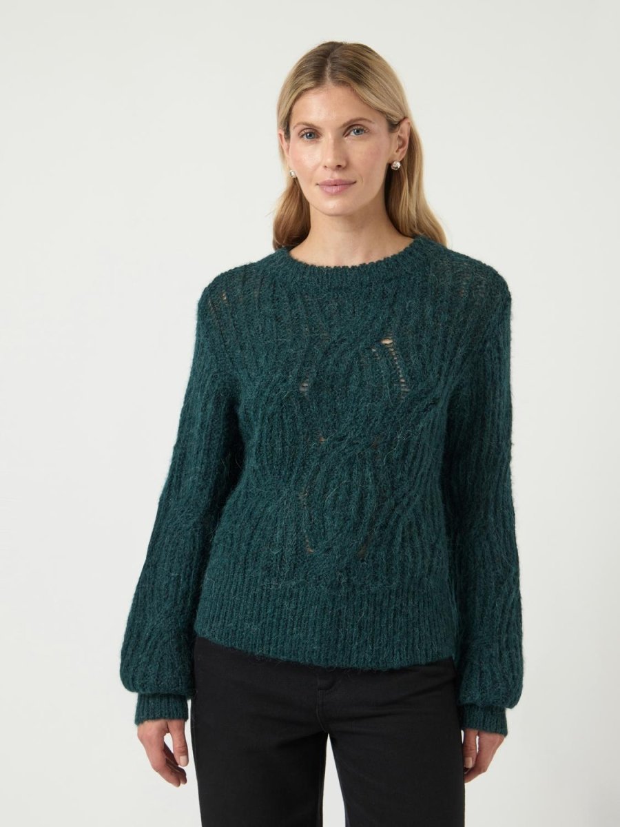 70% Yaszuma Ls Wool Blend Knit Pullover Noos van Y.A.S – Pulls voor dames | Meisjes Brugge