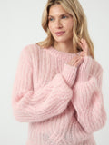 Orchid pink Pulls - Yaszuma Ls Wool Blend Knit Pullover Noos van Y.A.S