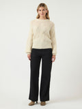 Pulls - Yaszuma Ls Wool Blend Knit Pullover Noos van Y.A.S