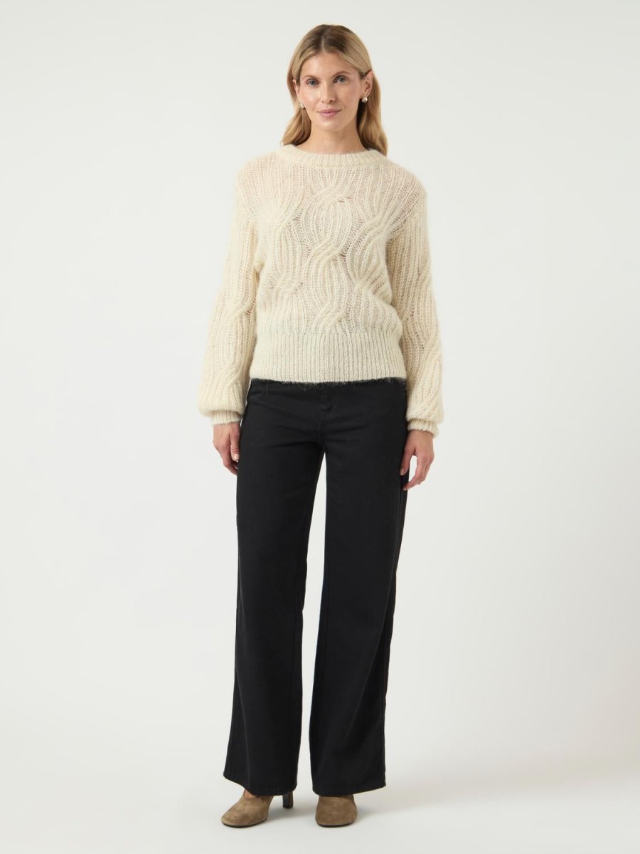 70% Yaszuma Ls Wool Blend Knit Pullover Noos van Y.A.S – Pulls voor dames | Meisjes Brugge