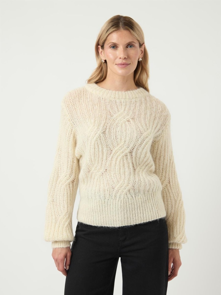 70% Yaszuma Ls Wool Blend Knit Pullover Noos van Y.A.S – Pulls voor dames | Meisjes Brugge