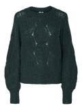 Pulls - Yaszuma Ls Wool Blend Knit Pullover Noos van Y.A.S