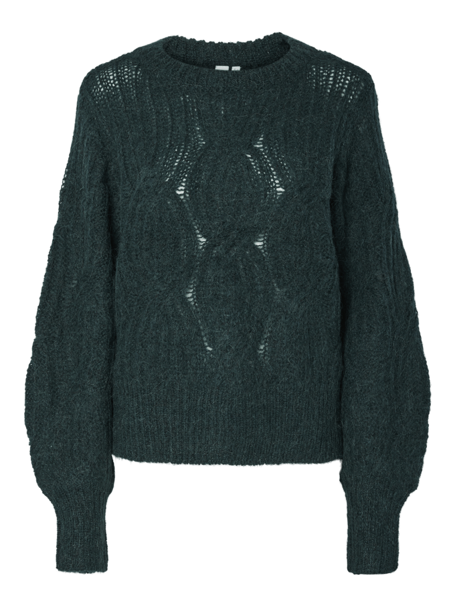 Pulls - Yaszuma Ls Wool Blend Knit Pullover Noos van Y.A.S