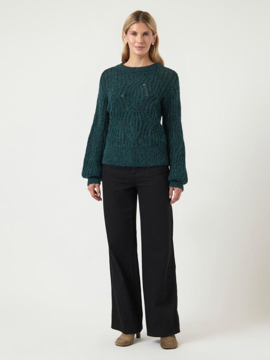 70% Yaszuma Ls Wool Blend Knit Pullover Noos van Y.A.S – Pulls voor dames | Meisjes Brugge
