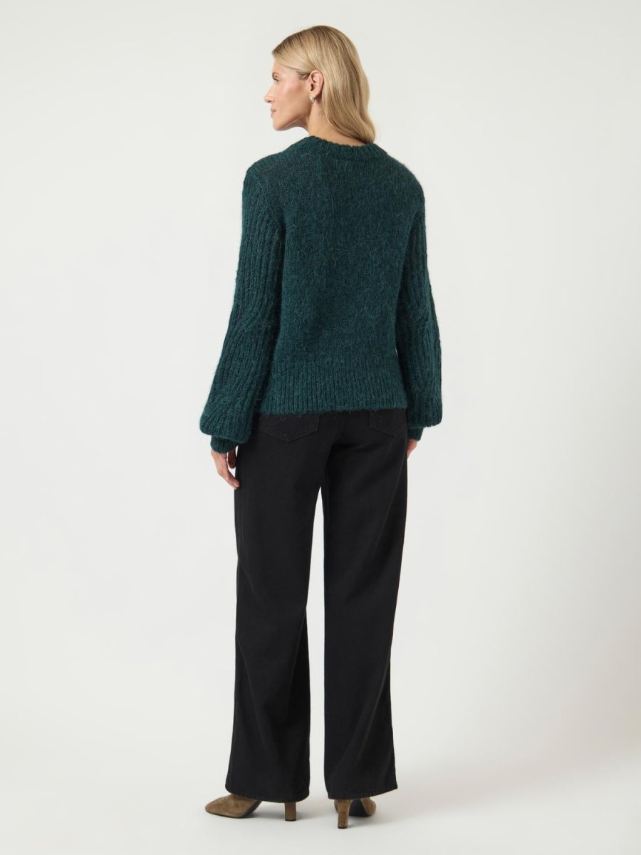 Pulls - Yaszuma Ls Wool Blend Knit Pullover Noos van Y.A.S