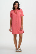 Zoe Mini Shirt Dress ss26 van Sugarhill Boutique – Jurken voor dames | Meisjes Brugge