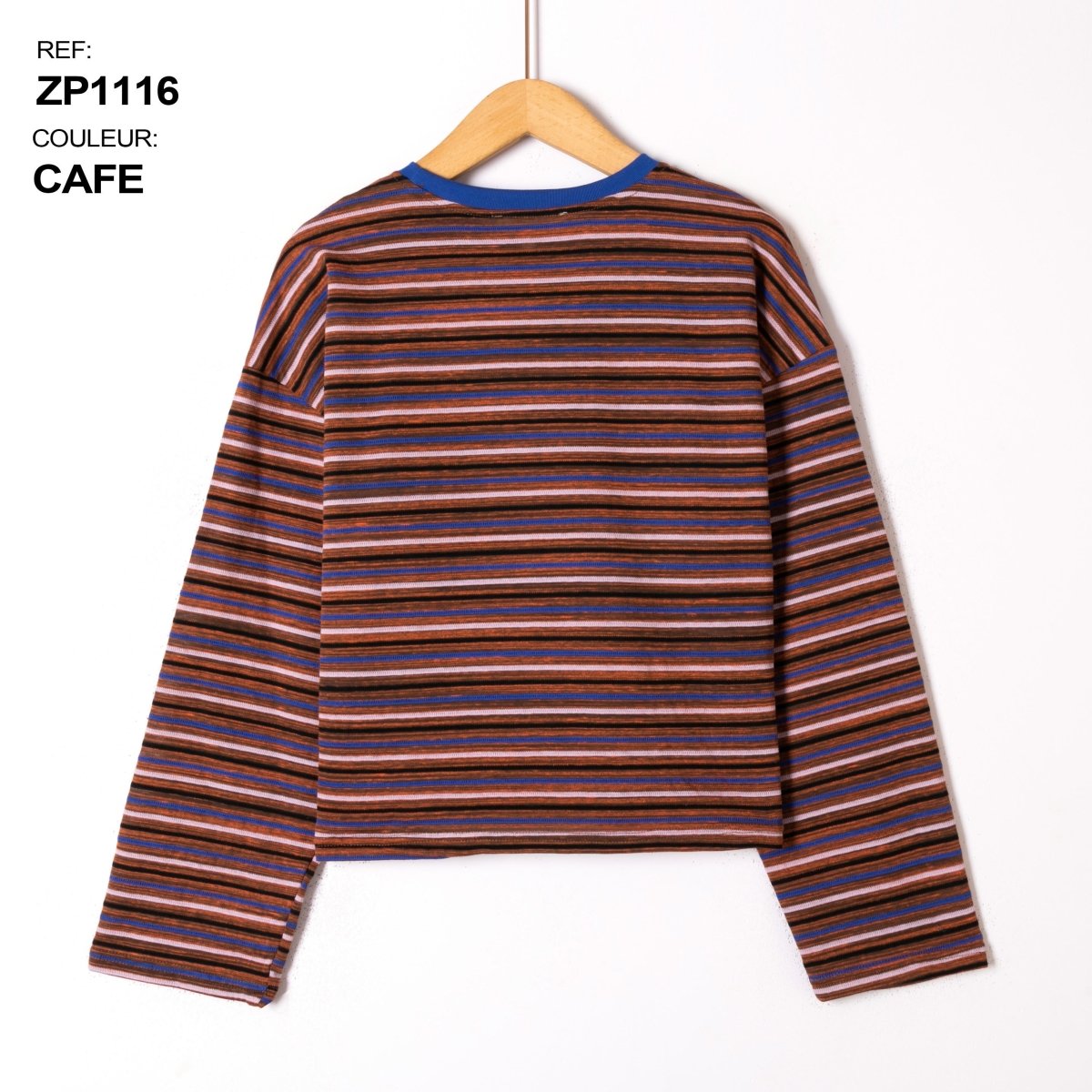 zp1116 striped longsleeve van Kilky – T-shirts voor dames | Meisjes Brugge