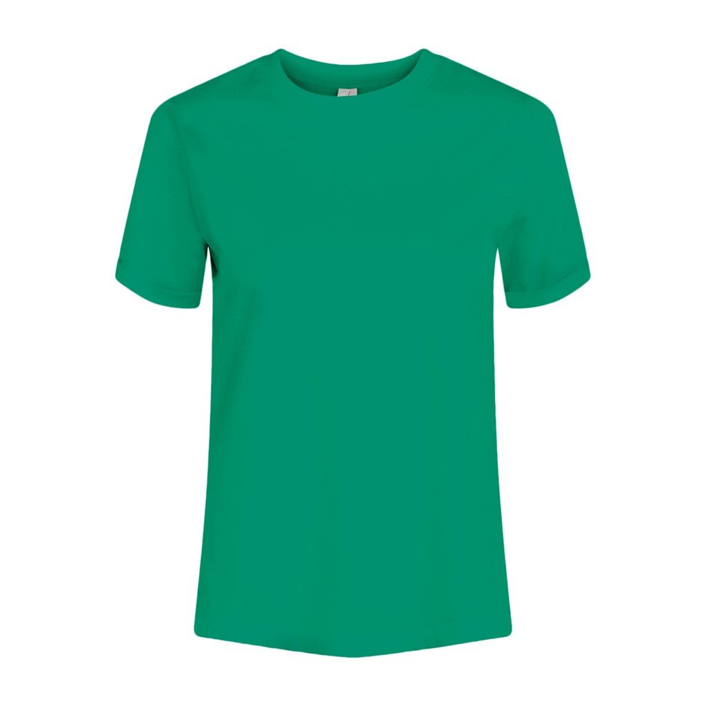 30% Pcria Ss Fold Up Solid Tee Noos Bc van Pieces – T-shirts voor dames | Meisjes Brugge