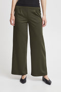 Broeken - 40% Ihkate Sus Long Wide Pants 2 aw23 van Ichi