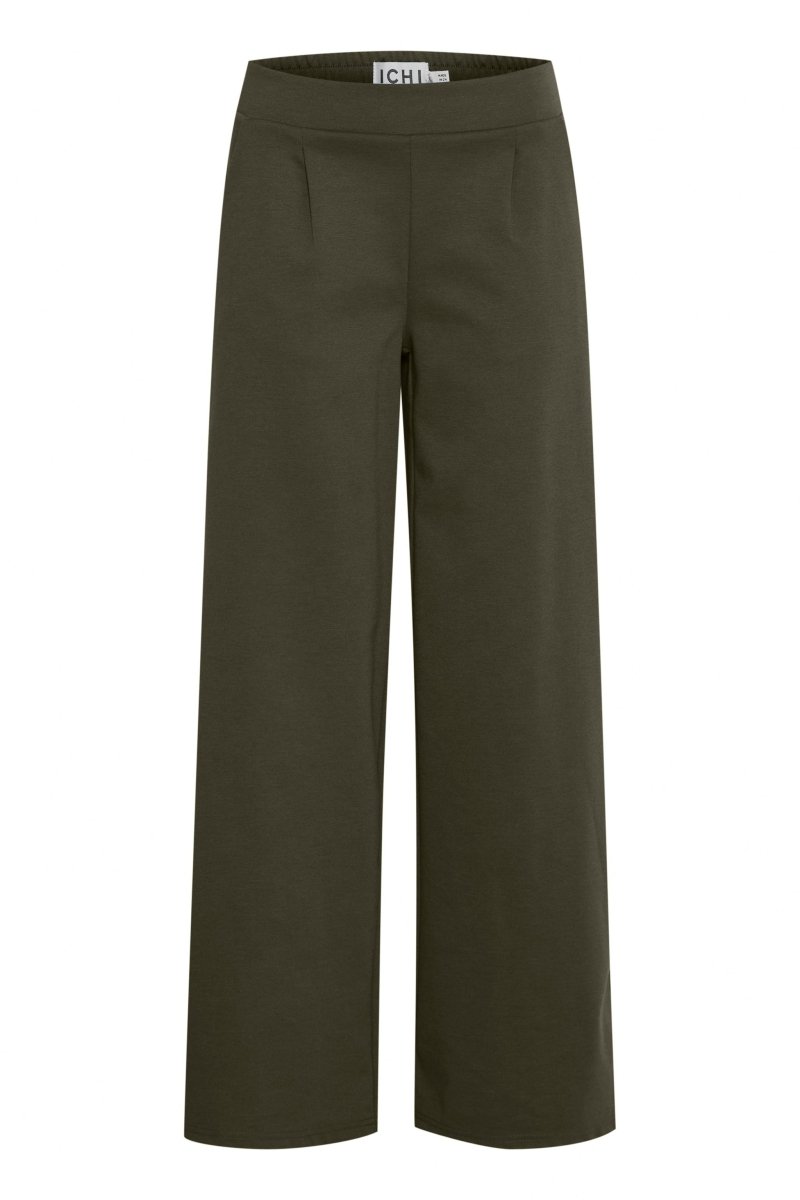 Broeken - 40% Ihkate Sus Long Wide Pants 2 aw23 van Ichi