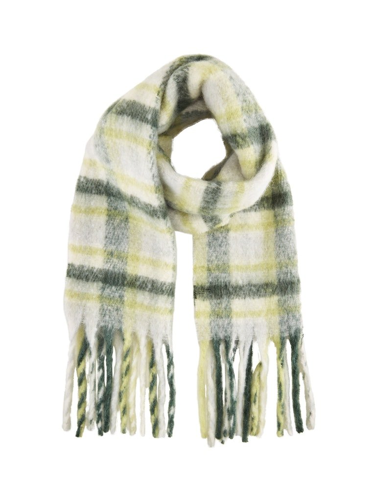 brushed check scarf- koop Sjaals van Tom Tailor bij Tweemeisjes