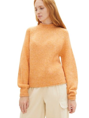 cozy mock neck pullover- koop Pulls van Tom Tailor bij Tweemeisjes