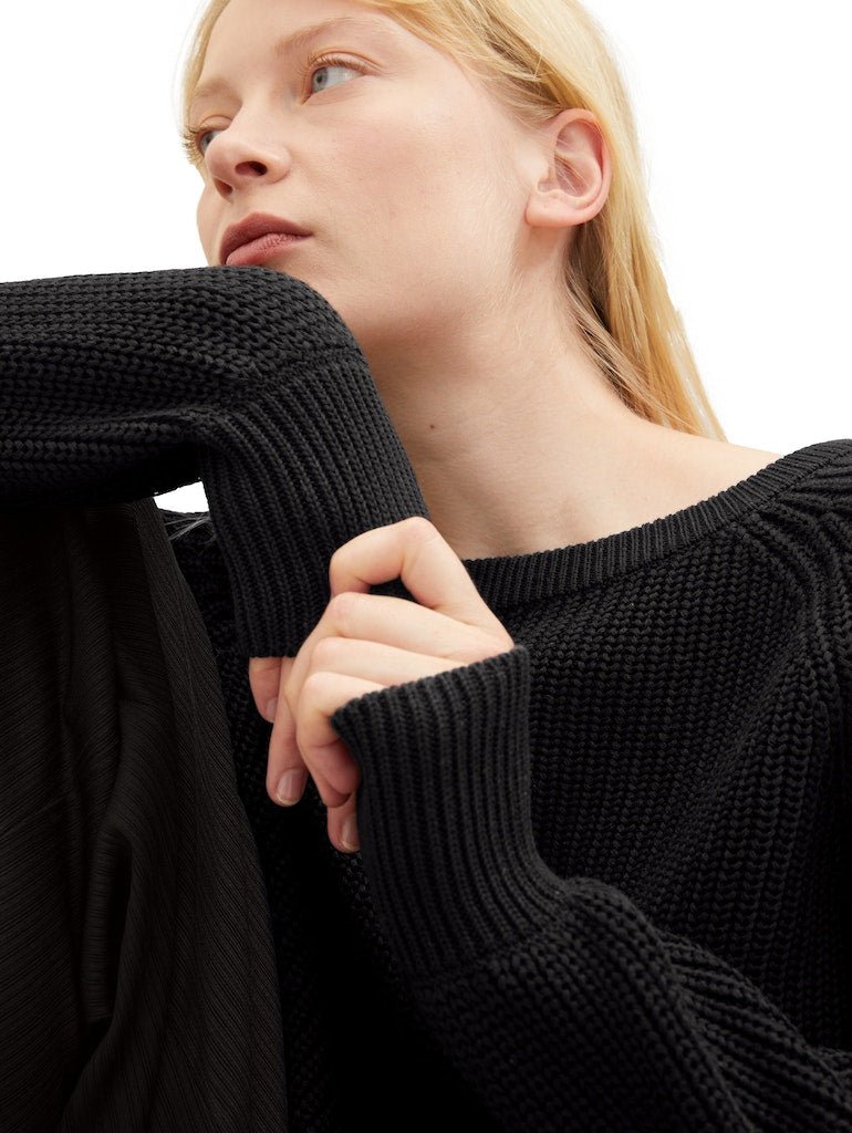 crew neck pullover- koop Pulls van Tom Tailor bij Tweemeisjes