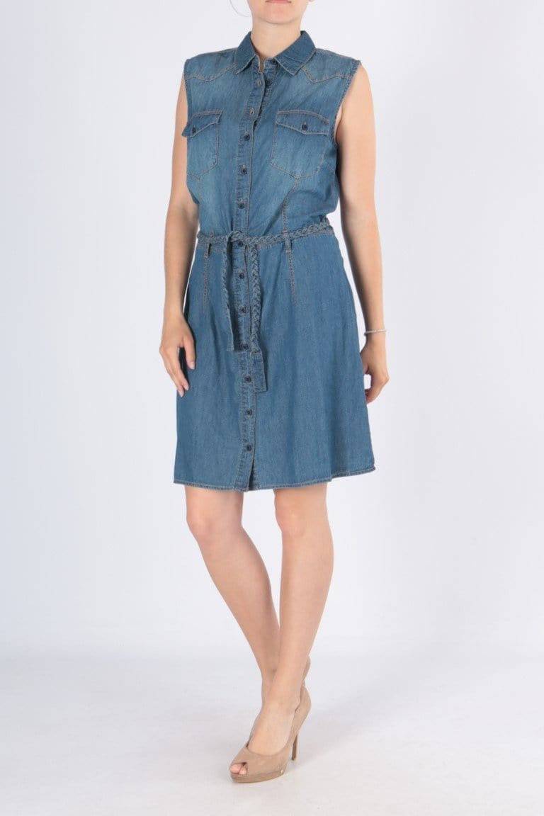 D830 Summer jeans dress- koop Jurken van R.Display bij Tweemeisjes