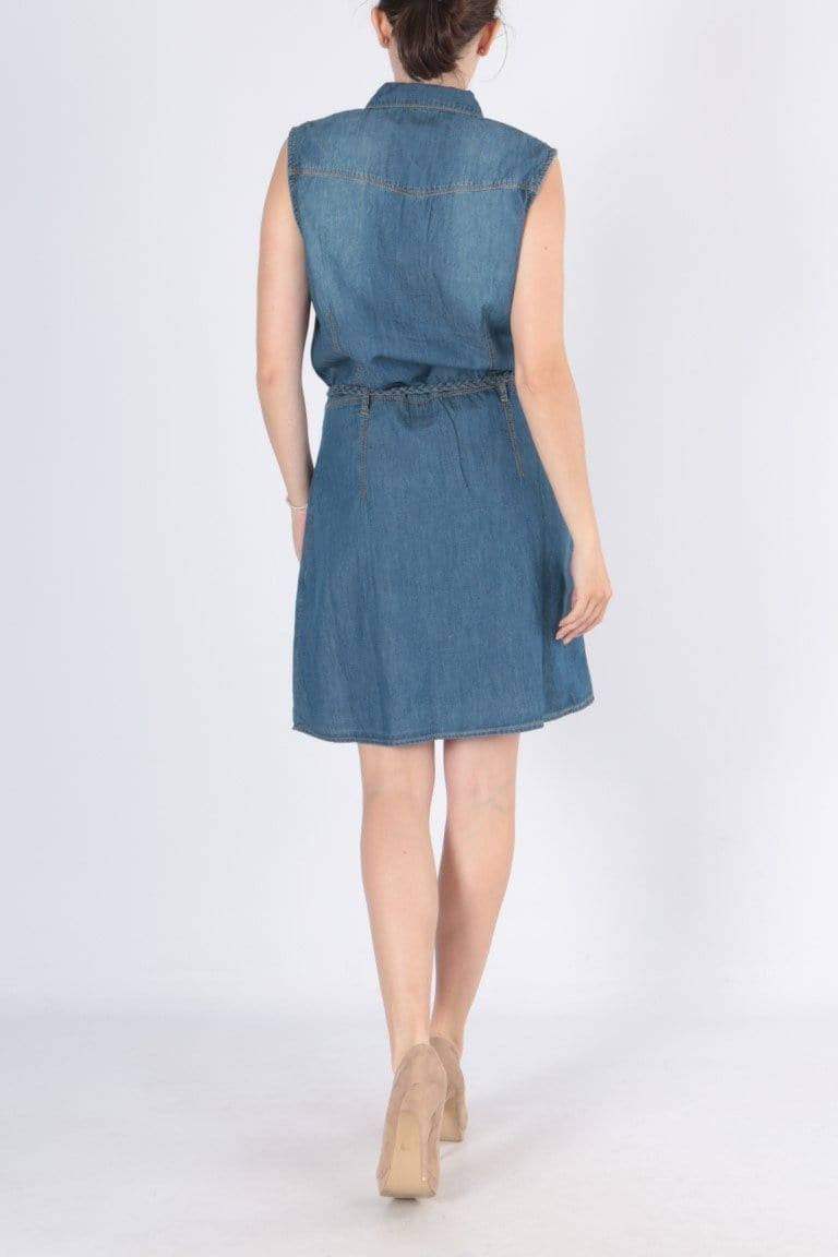D830 Summer jeans dress van R.Display – Jurken voor dames | Meisjes Brugge