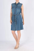 D830 Summer jeans dress - koop Jurken van R.Display bij Meisjes Brugge