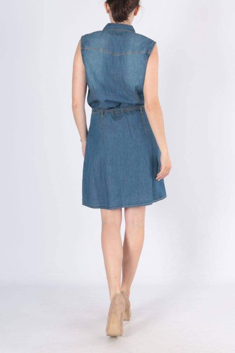 Jurken - D830 Summer jeans dress van R.Display