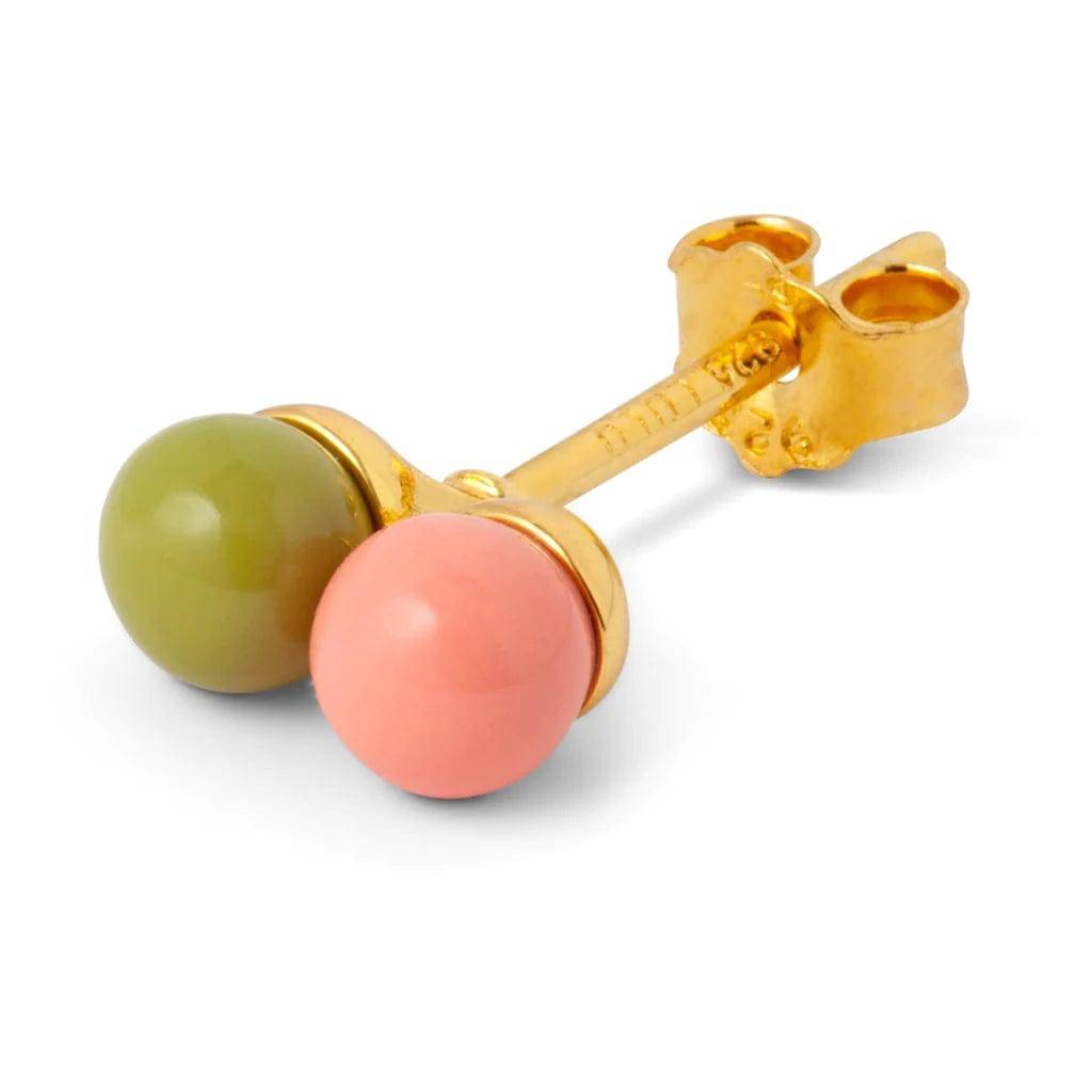 Double Color Ball 1 Pcs - Enamel- koop Juwelen van Lulu Copenhagen bij Tweemeisjes