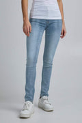 Erin Izaro Light Blue Bleached Jeans - koop Jeans van Ichi bij Meisjes Brugge