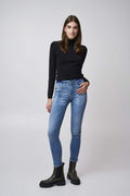 Erin Izaro Light Blue Bleached Jeans - koop Jeans van Ichi bij Meisjes Brugge