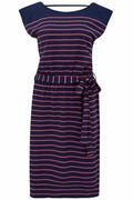 Hetty Jersey Dress Navy- koop Jurken van Sugarhill Boutique bij Tweemeisjes