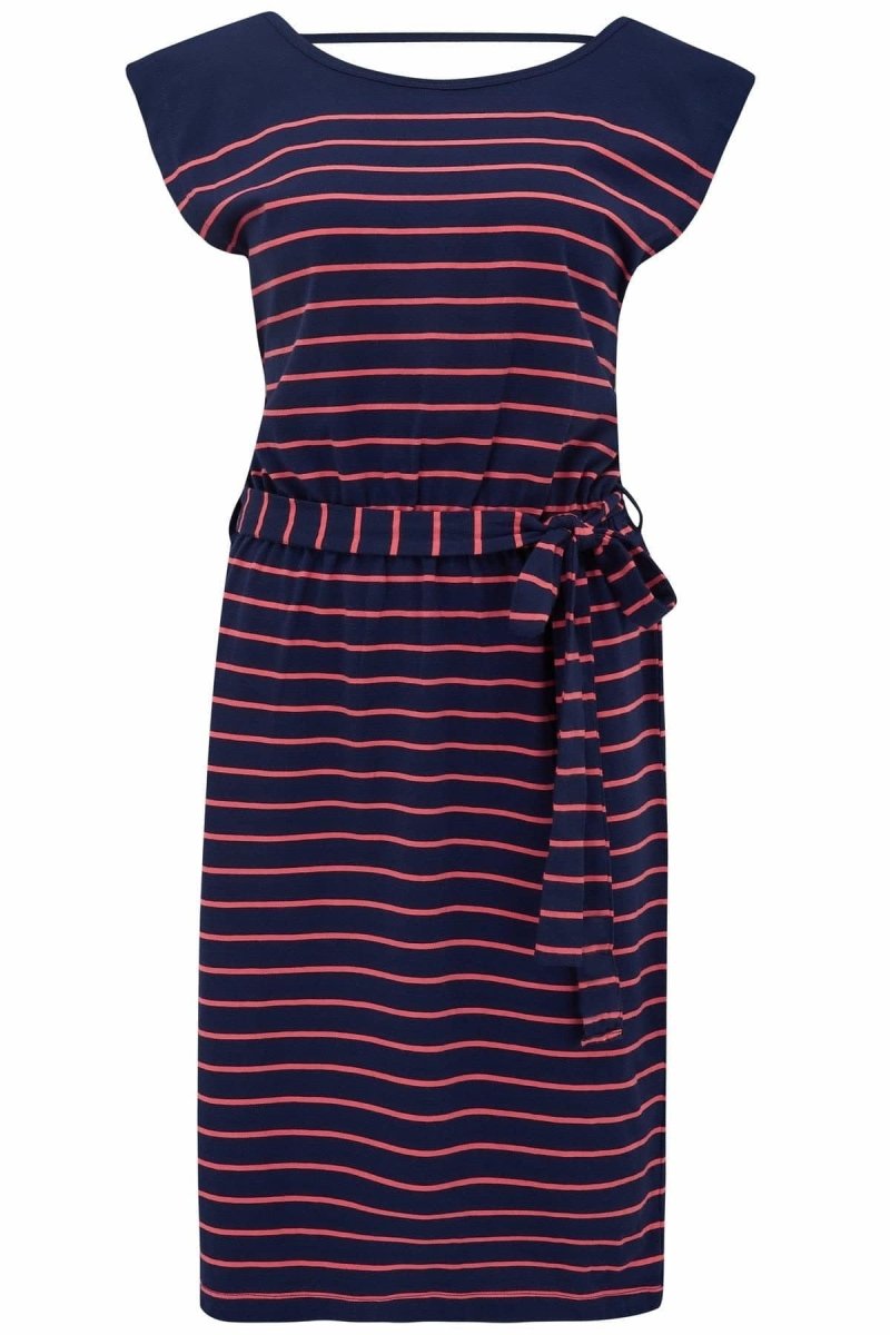 Hetty Jersey Dress Navy- koop Jurken van Sugarhill Boutique bij Tweemeisjes