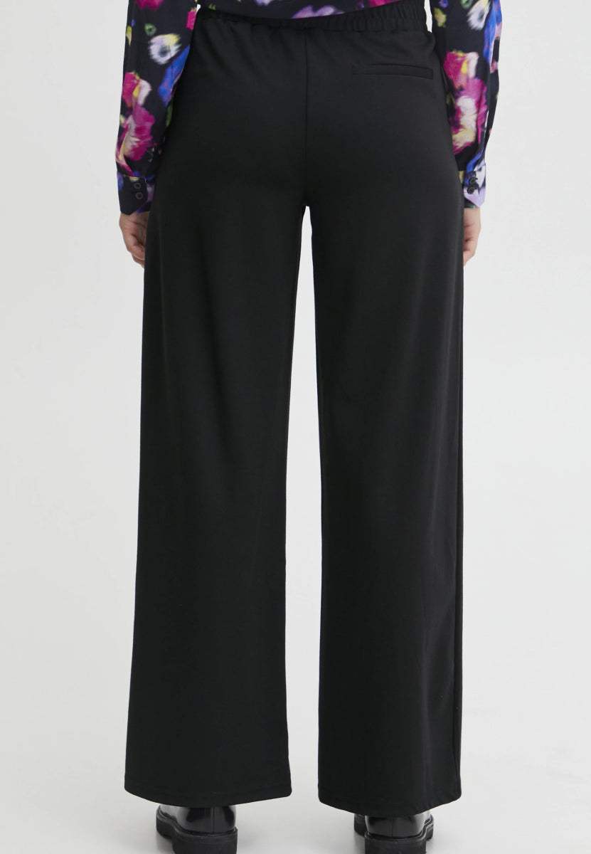 Broeken - Ihkate Sus Long Wide Pants 2 black van Ichi