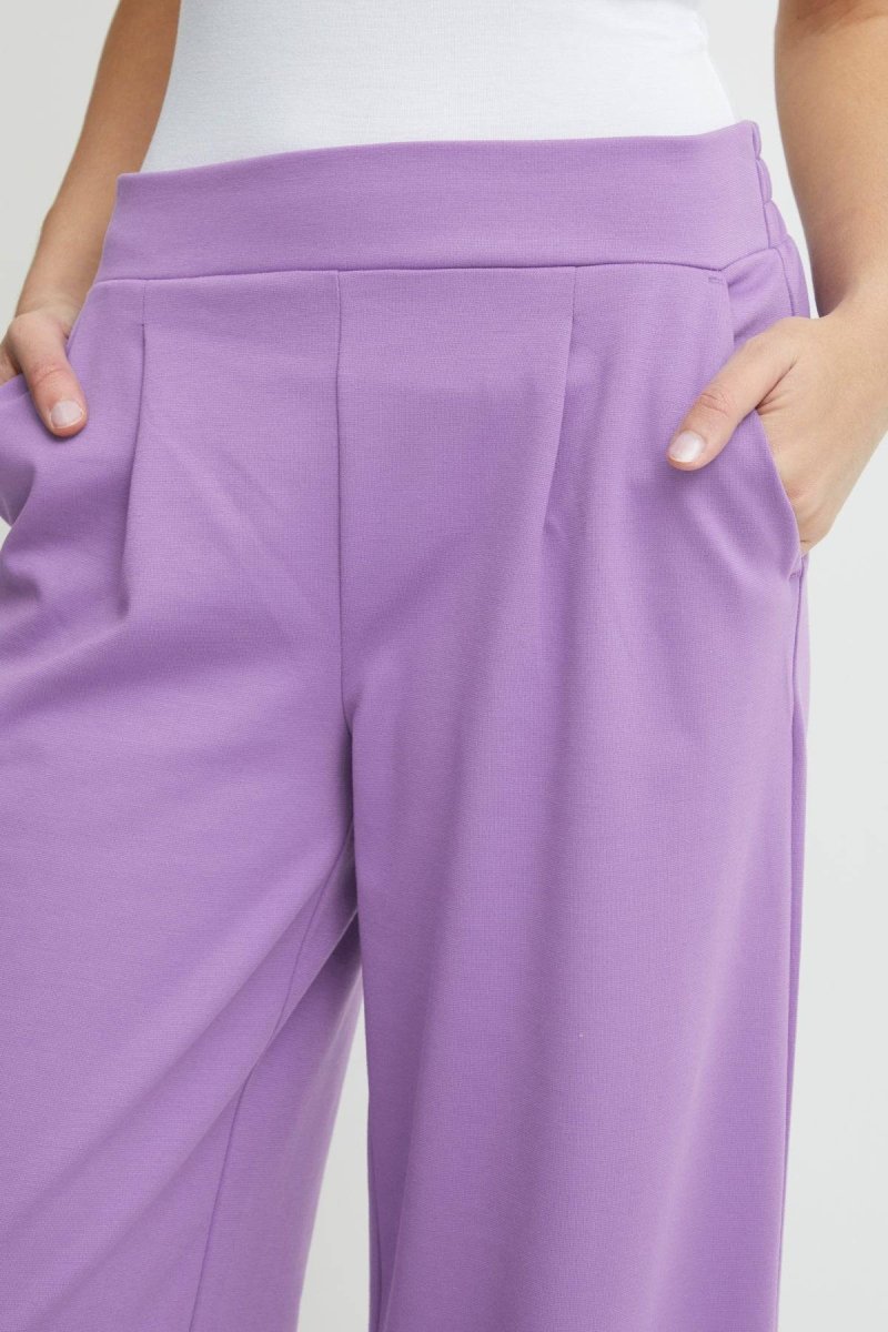 Ihkate Sus Long Wide Pants 2- koop Broeken van Ichi bij Tweemeisjes