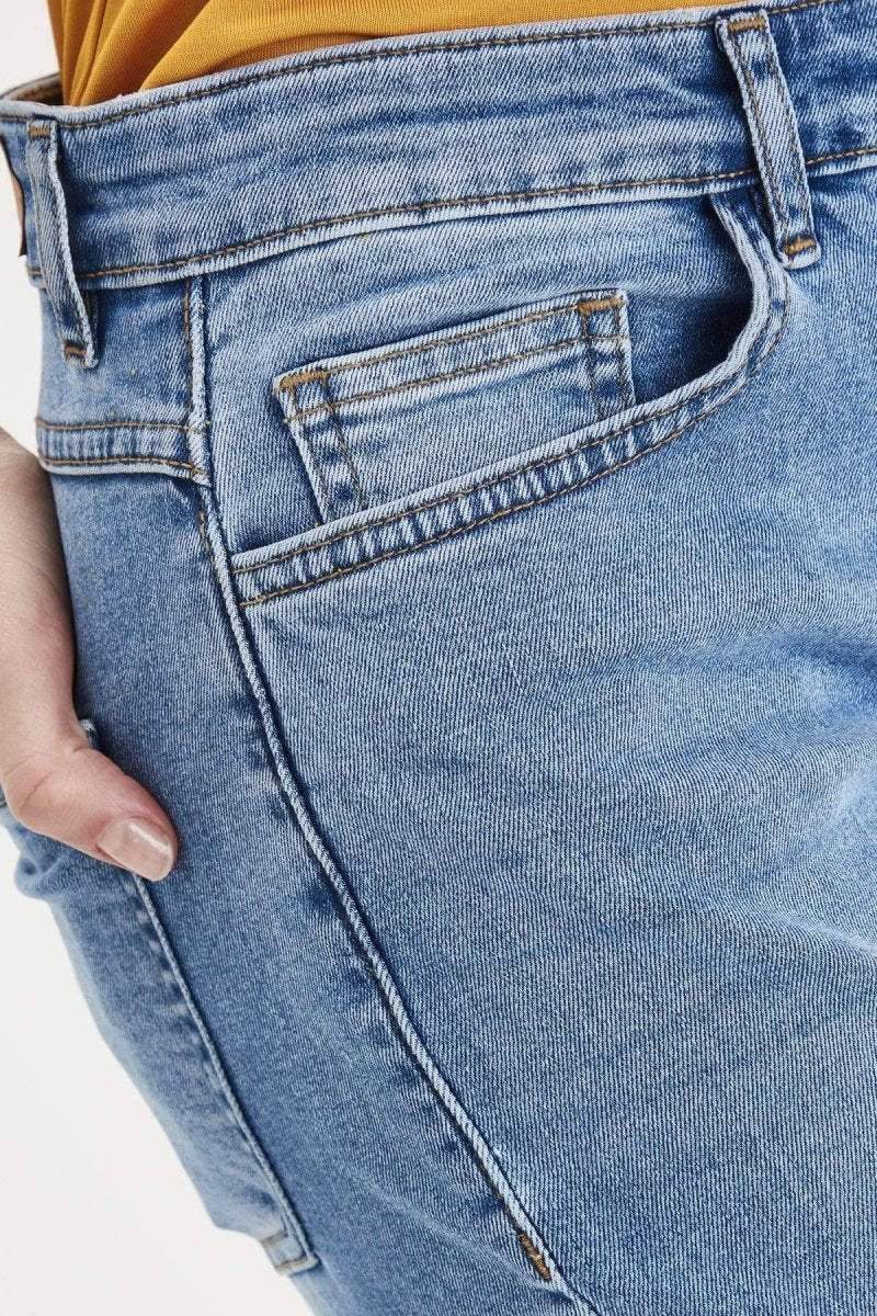 Ihtwiggy RAVEN Jeans (lichtblauw, medium blue or washed black) - koop Jeans van Ichi bij Meisjes Brugge