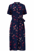 Jurken - Lauretta Tropical Batik Shirt Dress van Sugarhill Boutique