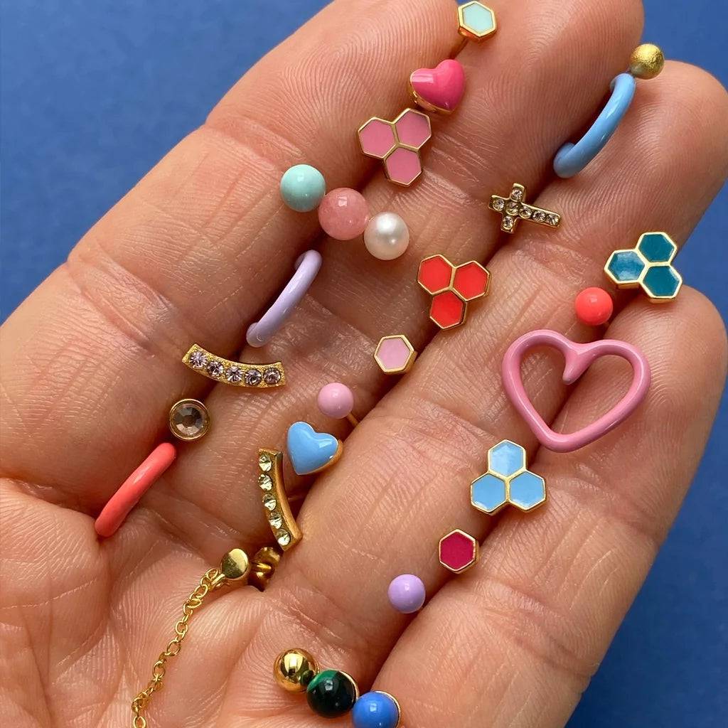 Love U 1 Pcs - Enamel- koop Juwelen van Lulu Copenhagen bij Tweemeisjes