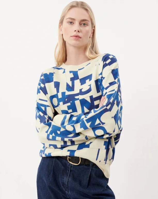 Naoko Sweatshirt- koop Pulls van FRNCH bij Tweemeisjes
