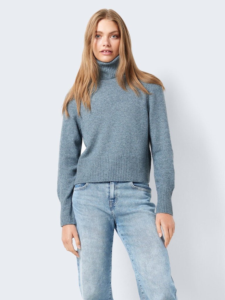 Nmfriva L/S Roll Neck Knit Noos- koop Pulls van noisy may bij Tweemeisjes