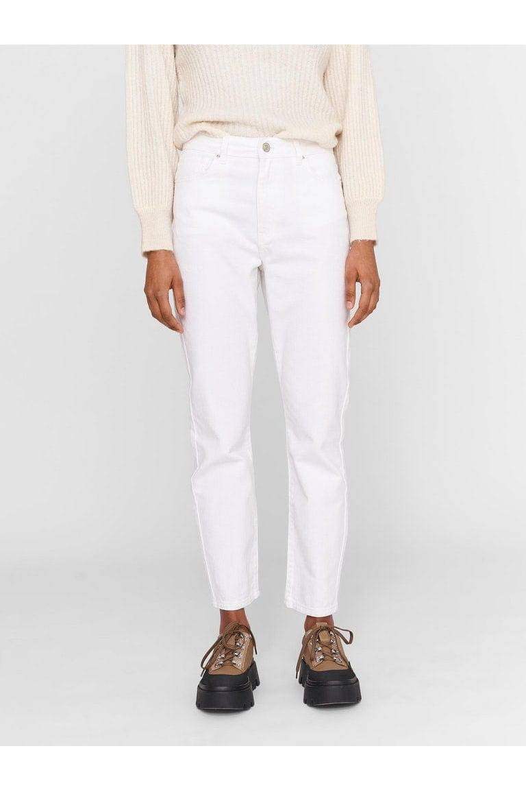 Nmisabel HW Mom Jeans bright white Noos - koop Jeans van noisy may bij Meisjes Brugge