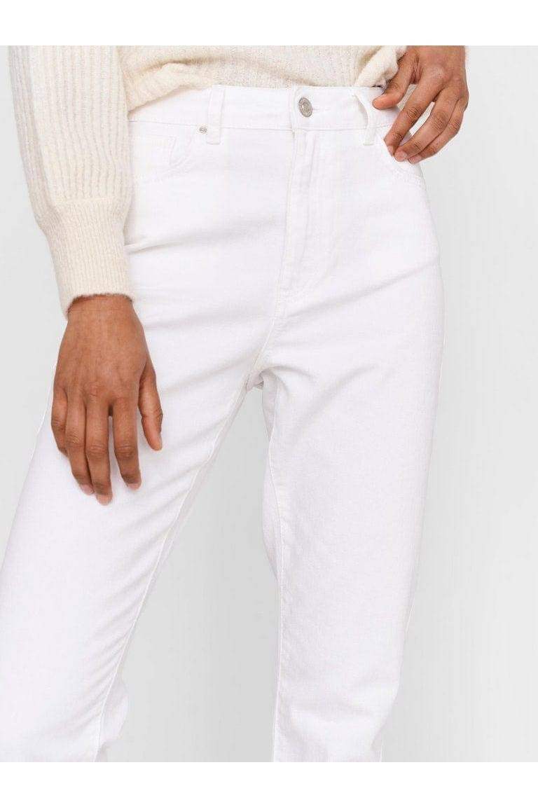 Nmisabel HW Mom Jeans bright white Noos - koop Jeans van noisy may bij Meisjes Brugge