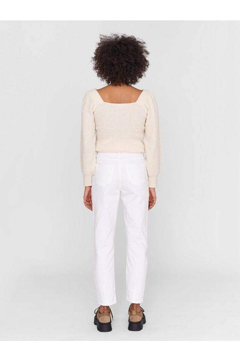 Nmisabel HW Mom Jeans bright white Noos - koop Jeans van noisy may bij Meisjes Brugge