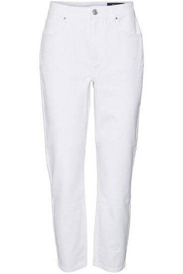 Nmisabel HW Mom Jeans bright white Noos - koop Jeans van noisy may bij Meisjes Brugge