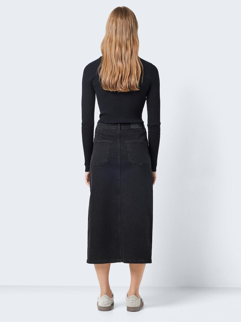 Nmkath Nw Front Slit Midi Skirt Vi478- koop Rokken van noisy may bij Tweemeisjes