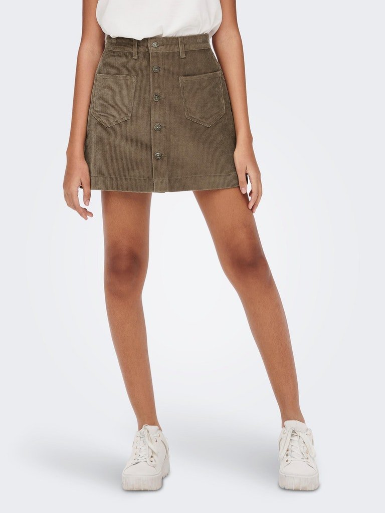 Onlamazing Hw Cord Skirt Noos- koop Rokken van Only bij Tweemeisjes