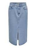 Rokken Onlbianca Midi Skirt Denim Noos van Only