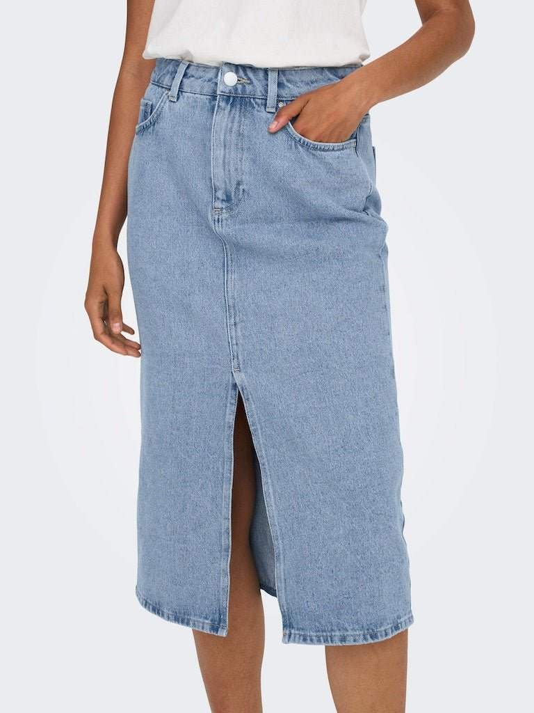 Rokken - Onlbianca Midi Skirt Denim Noos van Only