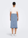 Rokken Onlbianca Midi Skirt Denim Noos van Only