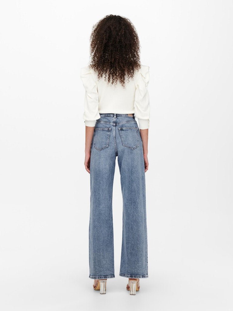 Jeans - Onljuicy Hw Wide Leg Noos van Only