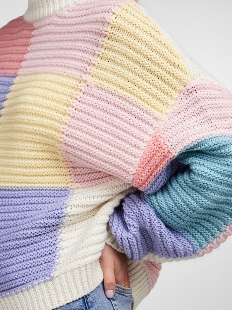 Pcjamie Ls O-Neck Knit- koop Pulls van Pieces bij Tweemeisjes