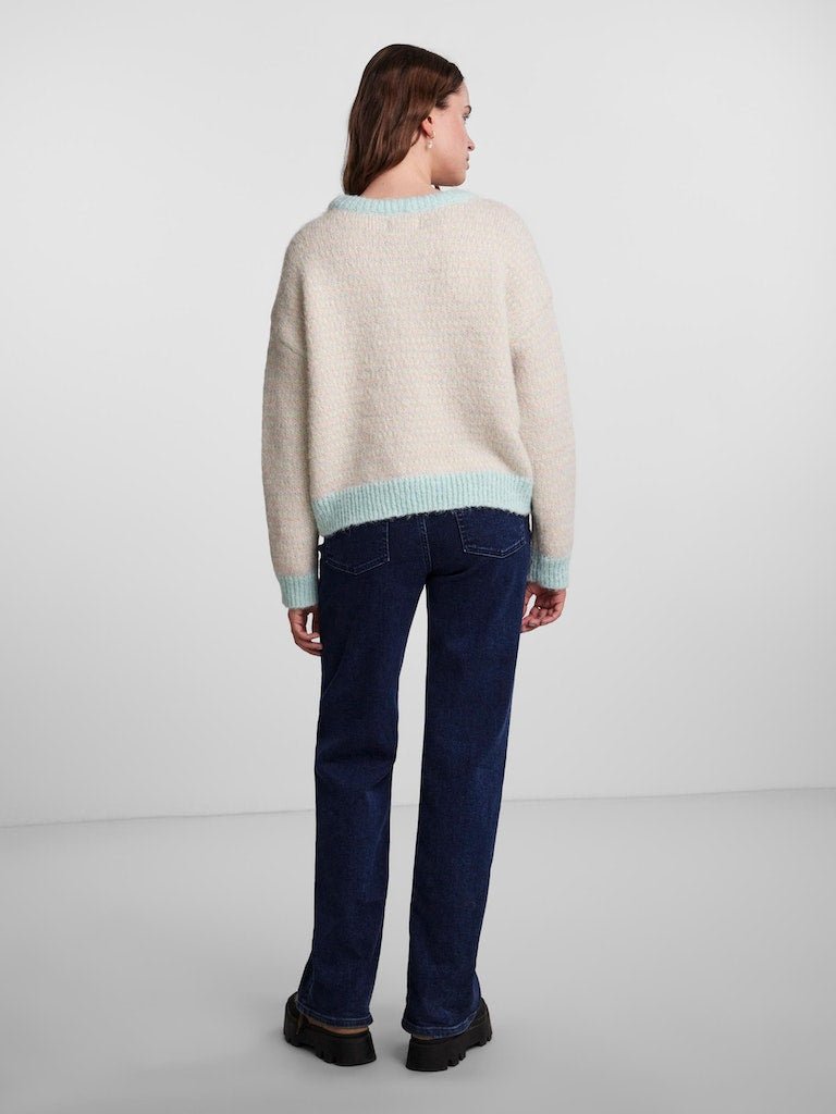 Pcjanice Ls O-Neck Knit- koop Pulls van Pieces bij Tweemeisjes