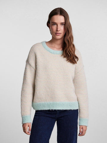 Pcjanice Ls O-Neck Knit
