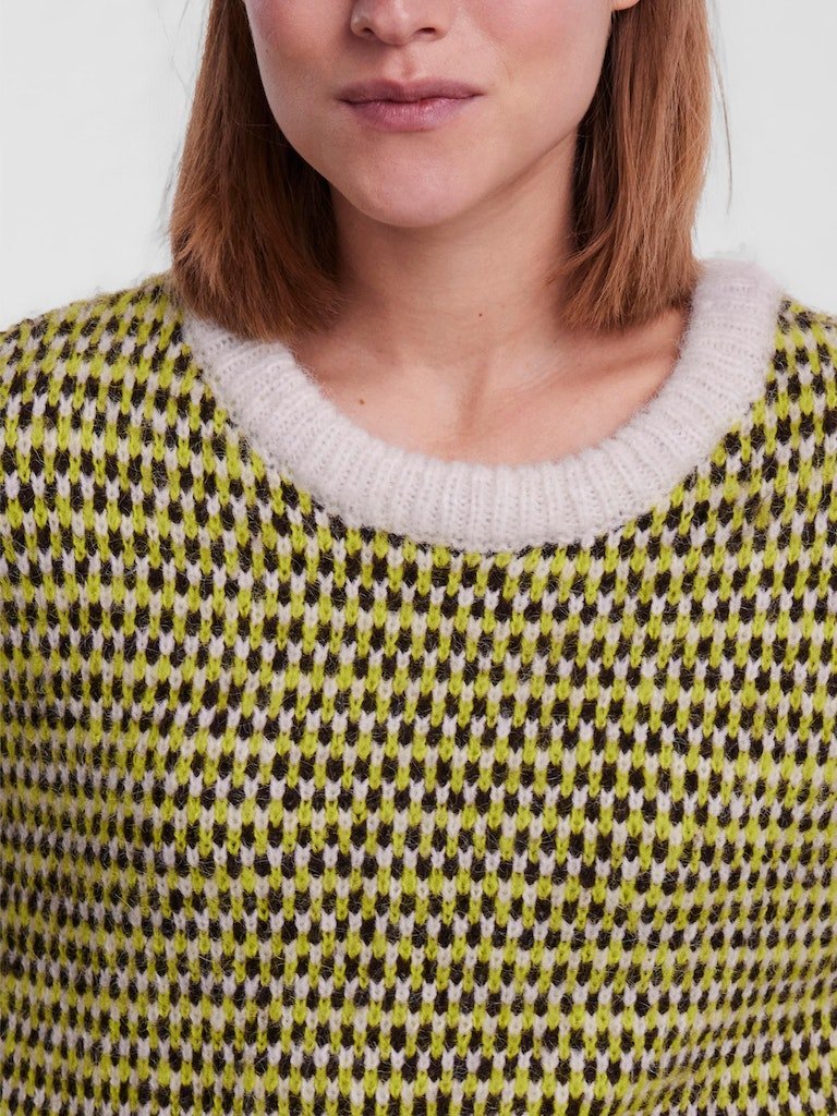 Pcjanice Ls O-Neck Knit- koop Pulls van Pieces bij Tweemeisjes
