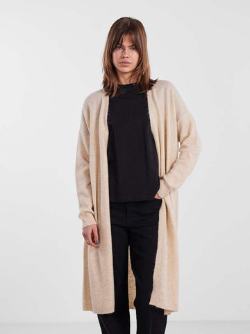 Cardigans - Pcjuliana Ls Long Knit Cardigan Noos van Pieces